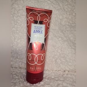 Bath & Body Works Winter Candy Apple Body Cream - Festive Red